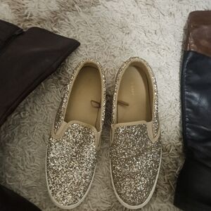 Old Navy Glitter Sneakers - Gold
